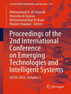 cover image of Proceedings of the 2nd International Conference on Emerging Technologies and Intelligent Systems